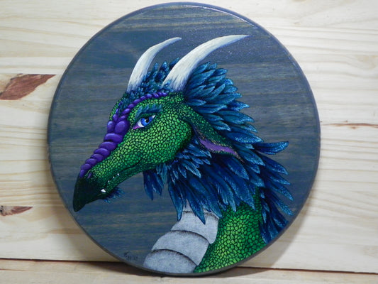 "Cenote" wood plaque