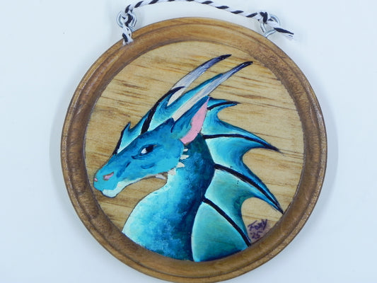 "Dragon" mini wood plaque