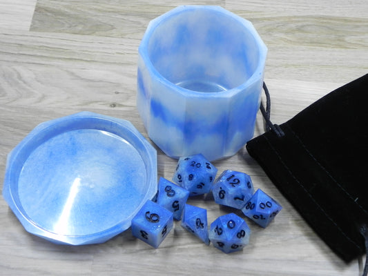 Dice Set: Blue Marble