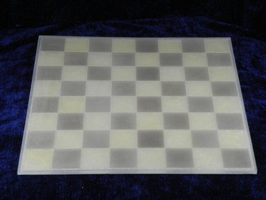 Gold and Silver Resin Chess Board