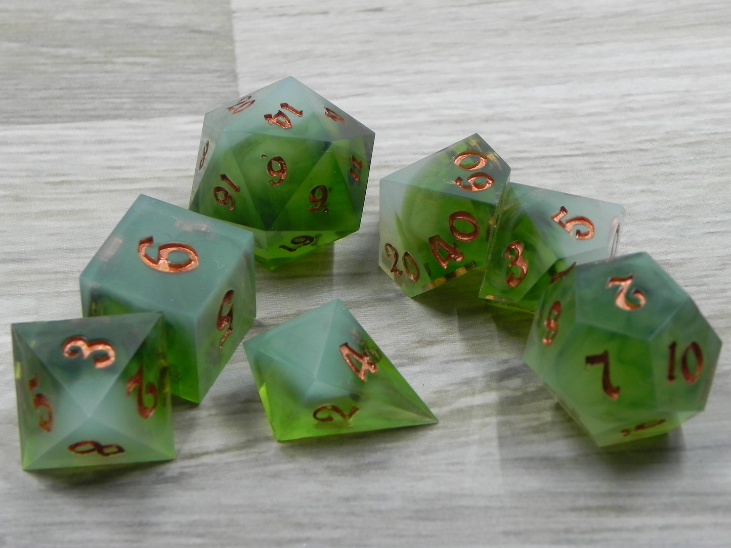 Dice Set: Jade