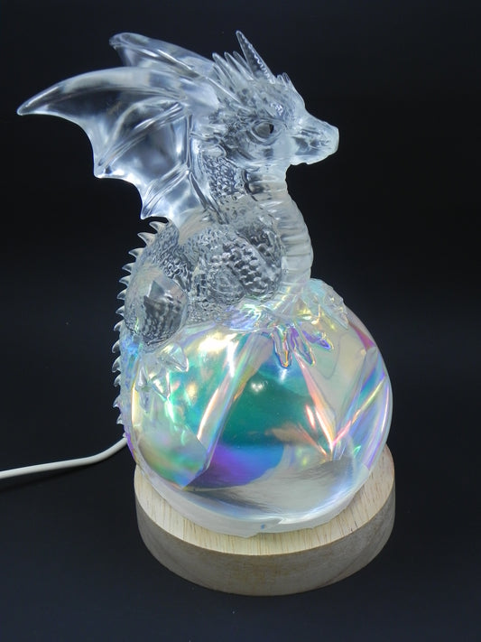 Dragon Dream Orb Lamp--Ice