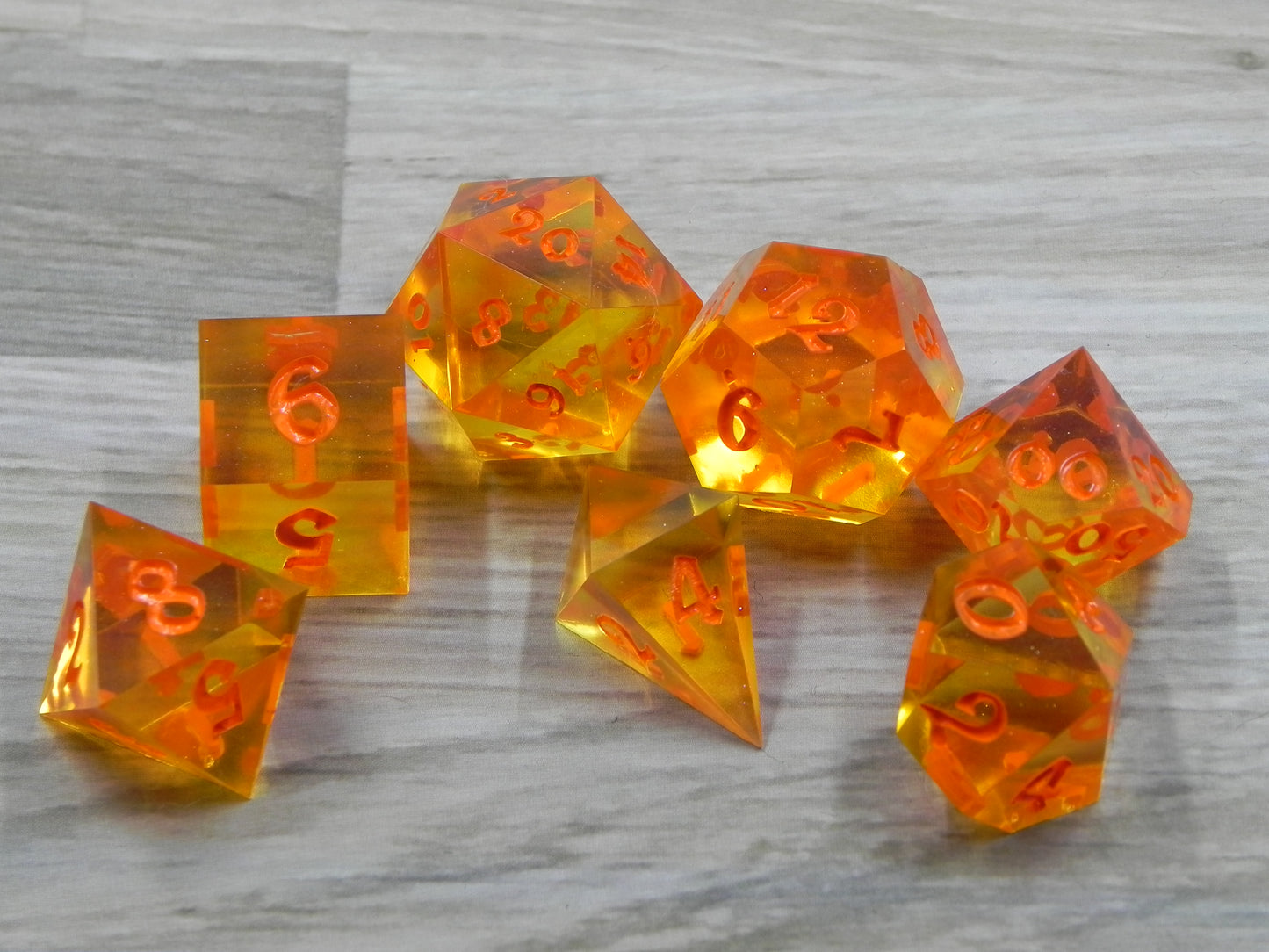 Dice Set: Flame