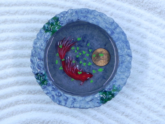 "Red Beta fish" wishingwell