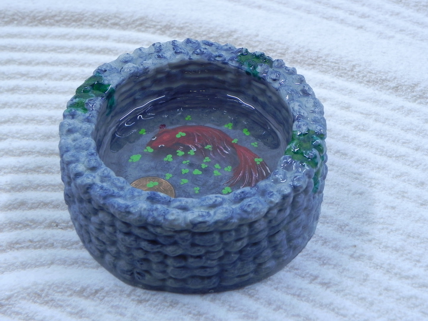 "Red Beta fish" wishingwell