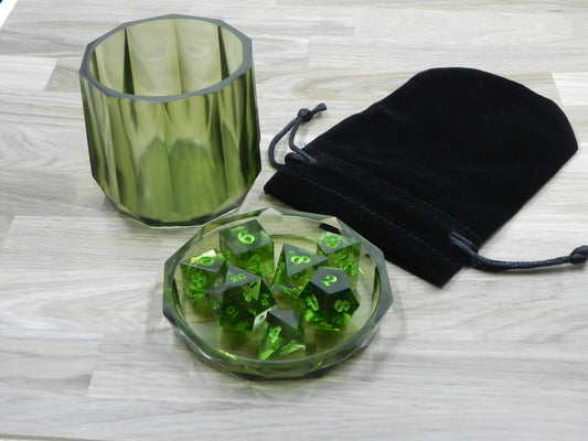 Dice Set: Emerald