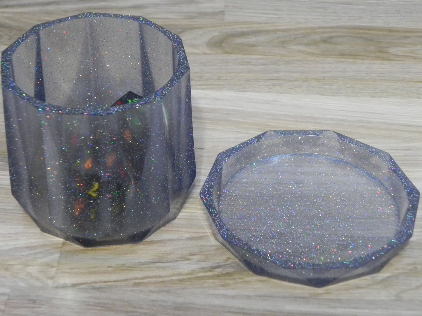 Dice Set: Dark Chaos Rainbow