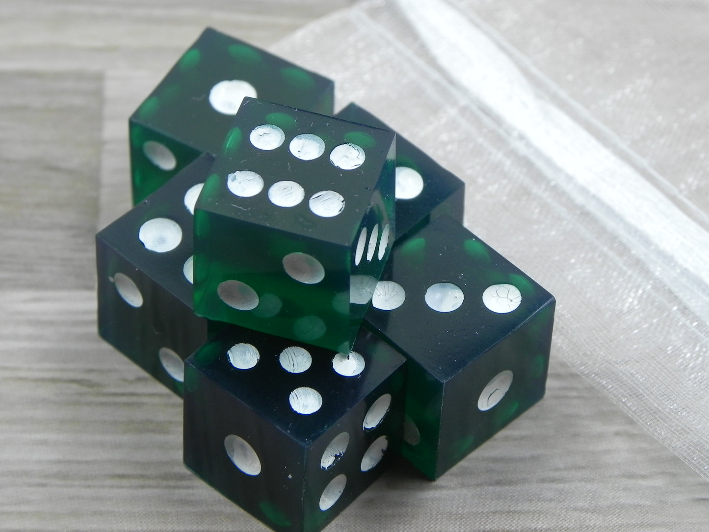 6D6 Dice Set: Green Solid