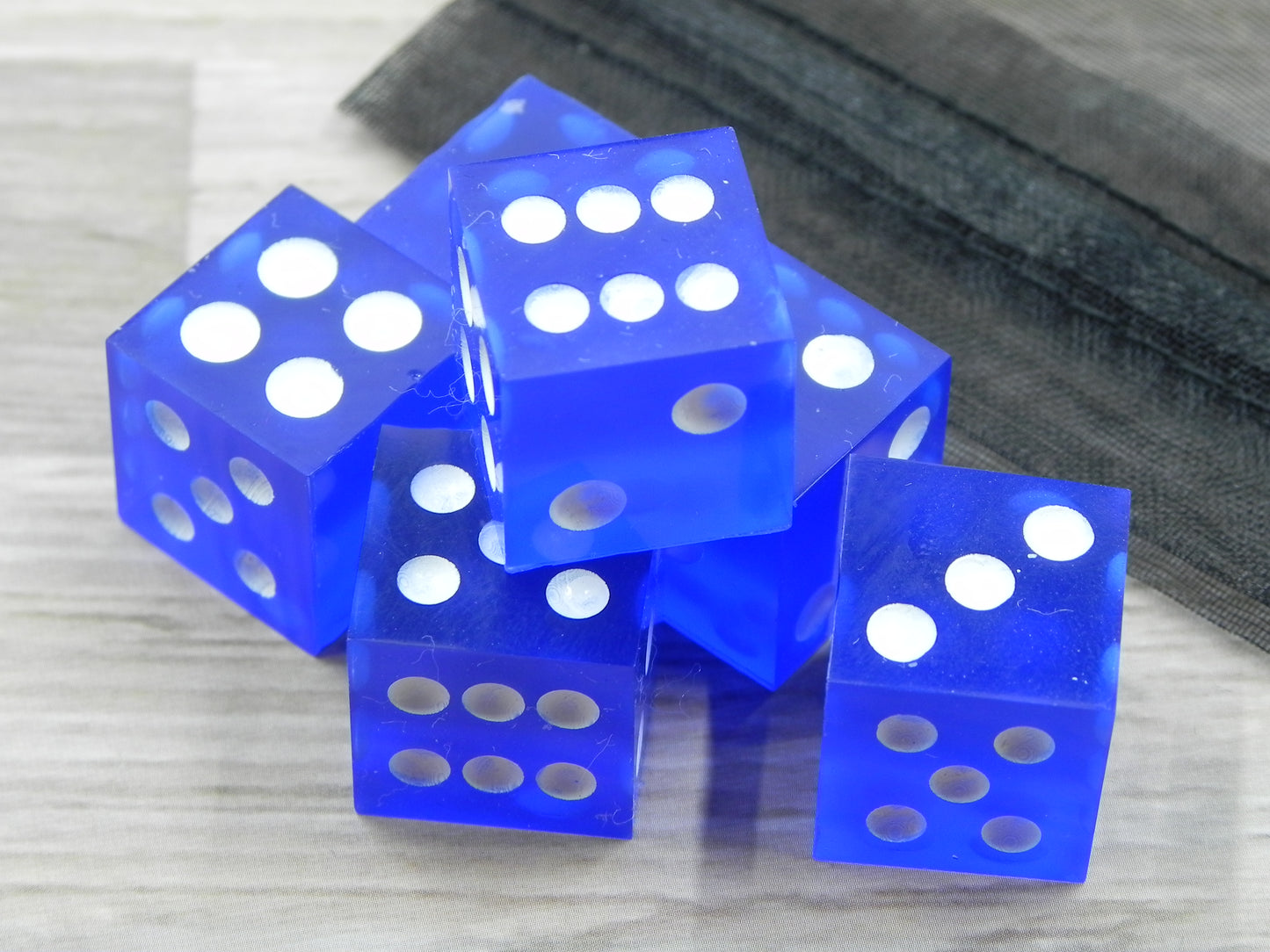 6D6 Dice Set: Blue Solid