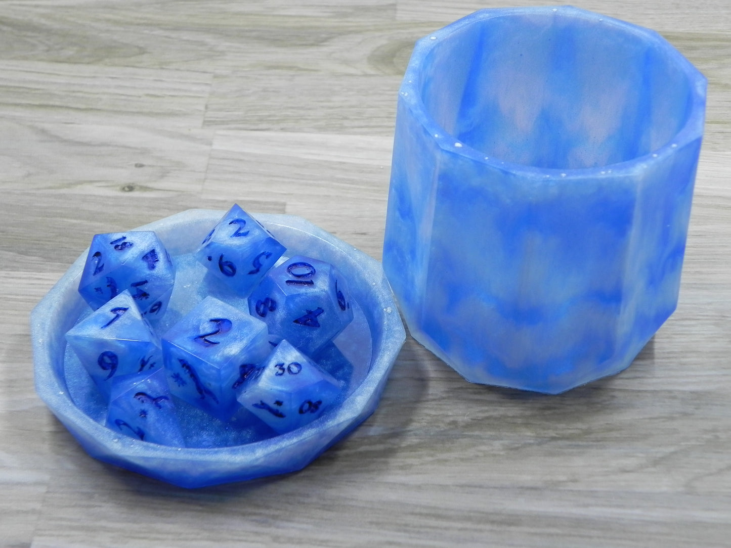 Dice Set: Blue Marble Fox Northstar