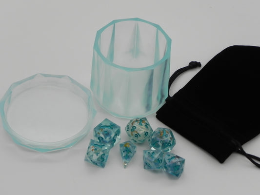 Liquid Core Dice Set: Koi Pond Fox Northstar
