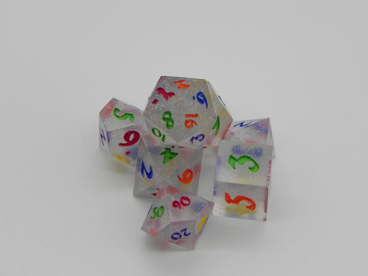 Dice Set: Chaos Rainbow Fox Northstar