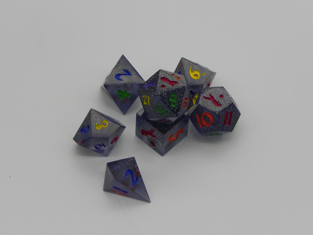Dice Set: Dark Chaos Rainbow Fox Northstar