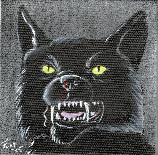 "Gmork" mini acrylic painting