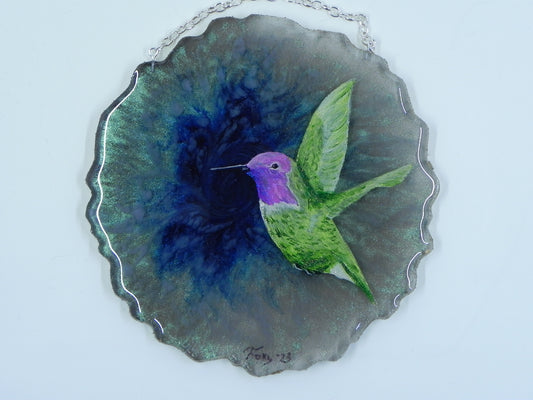 "Hummer's Choice" Geode Painting