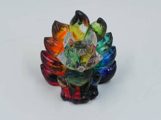Kitsune Figure--Inked Rainbow
