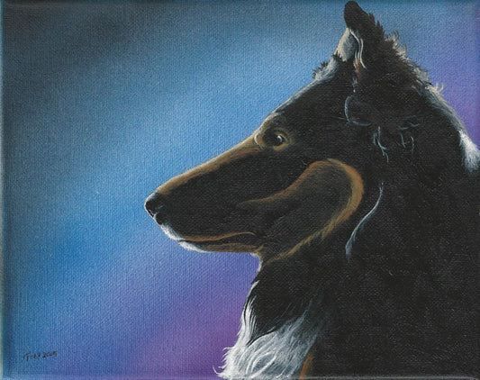 "Cameo" acrylic painting