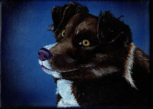 "Devotion" acrylic painting