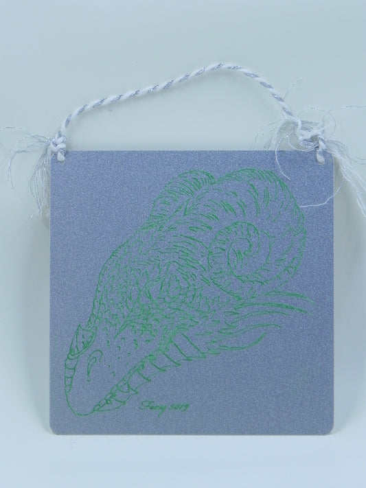 "Green Dragon" metal plaque