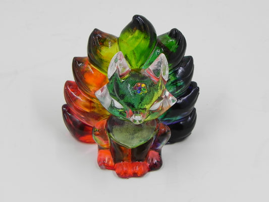 Kitsune Figure--Inked Rainbow