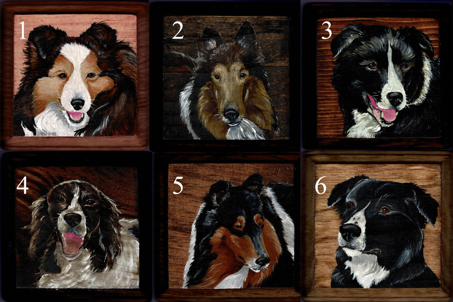 Custom Wood 4x4 plaque Portrait
