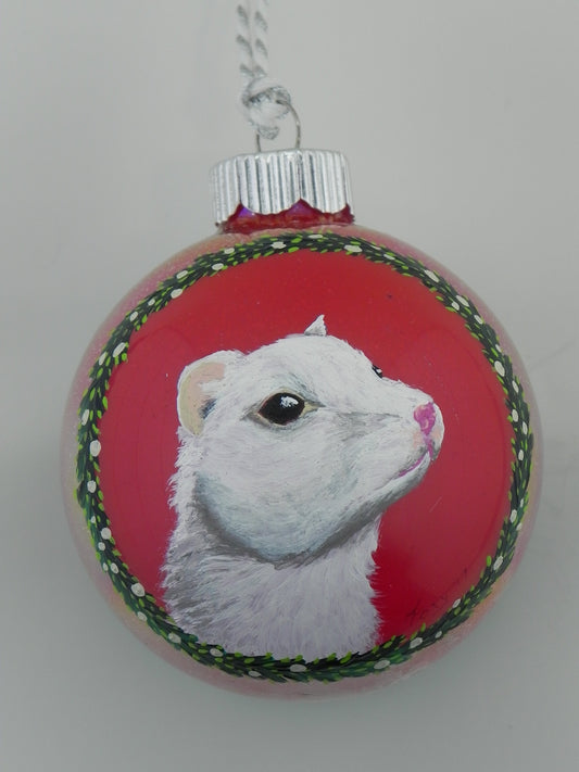 "Frost Series: Ermine" Ornament