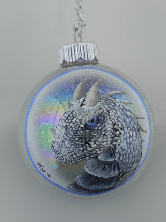 "Dragon Gem Series: White Dragon" Ornament
