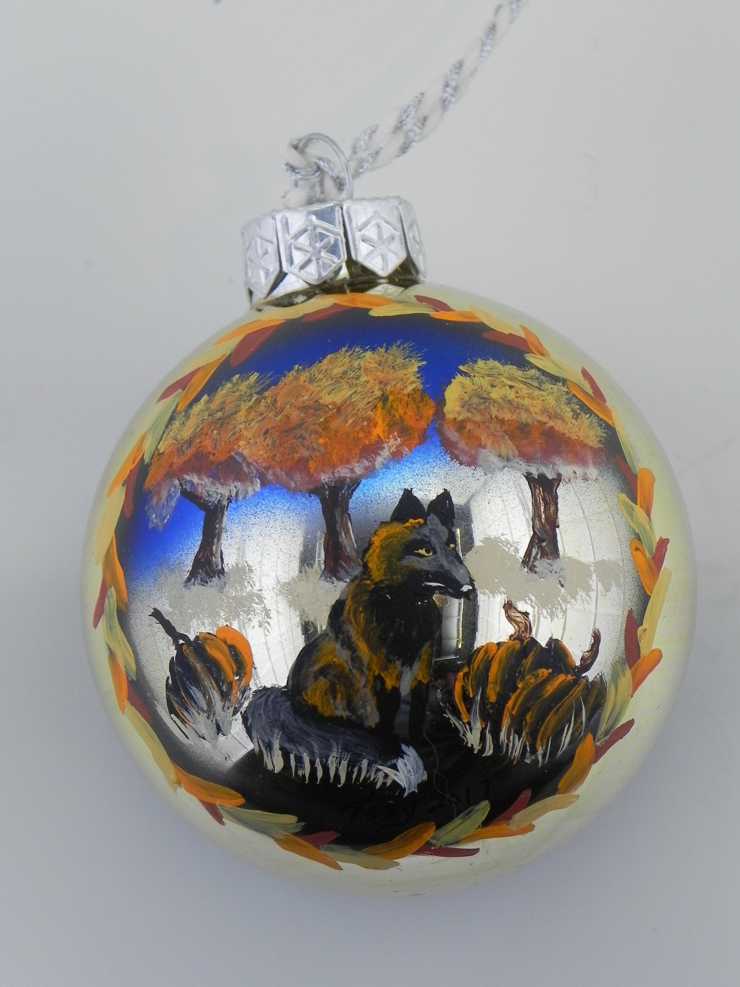 "Four seasons: Autumn Fox" ornament