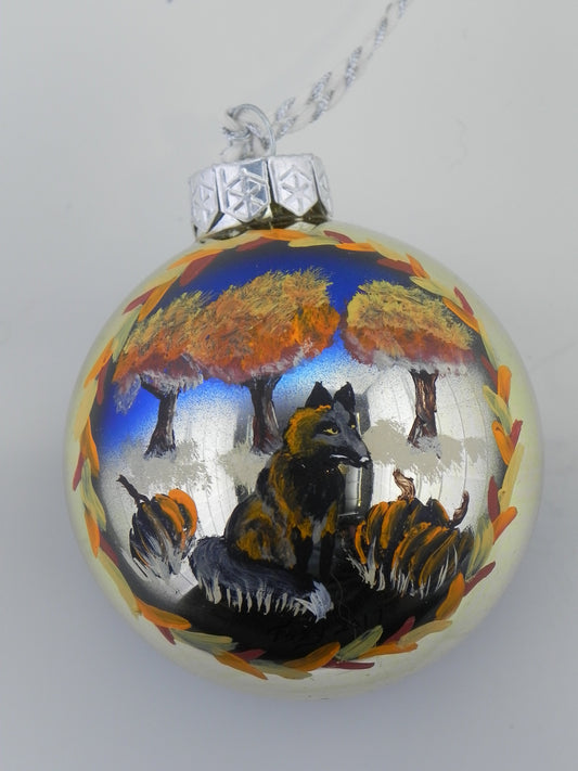"Four seasons: Autumn Fox" ornament