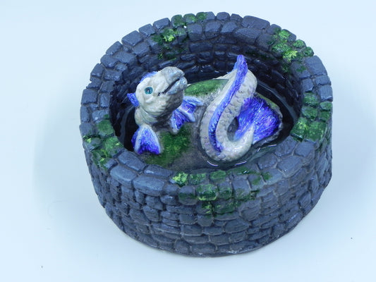 "Seadragon white and purple" well