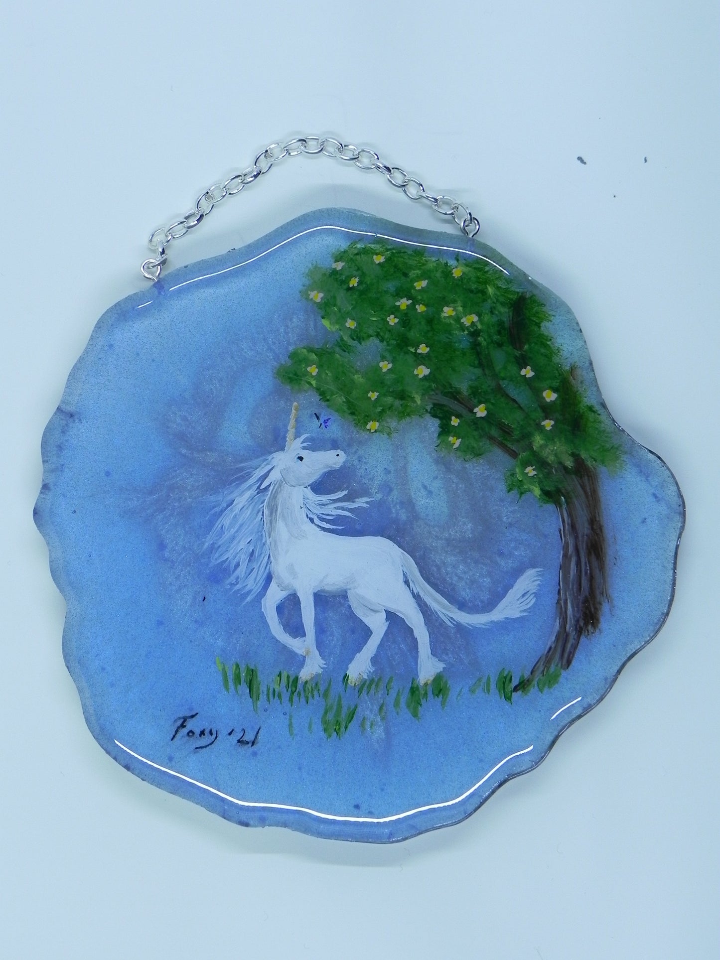 "Unicorn" Geode Painting