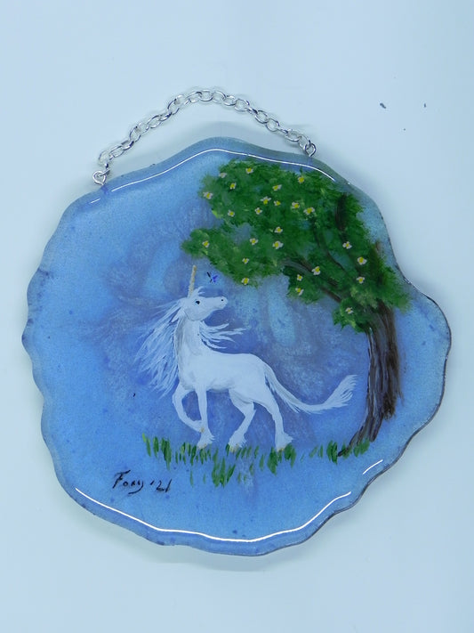 "Unicorn" Geode Painting