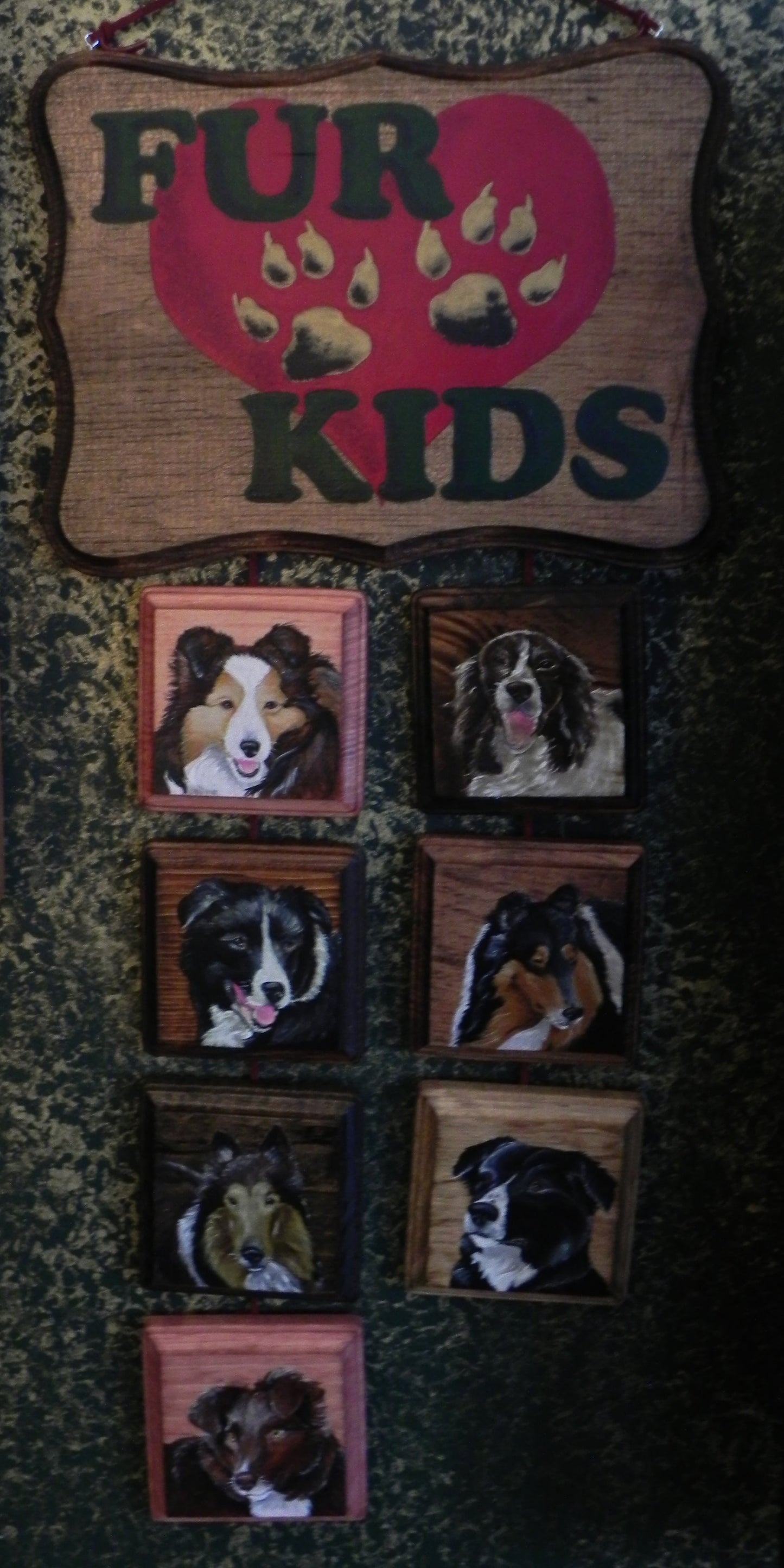 Custom Wood 4x4 plaque Portrait