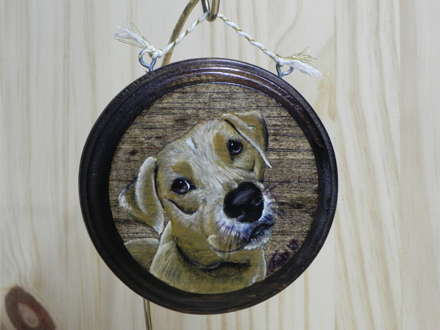 Custom Wood 4x4 plaque Portrait