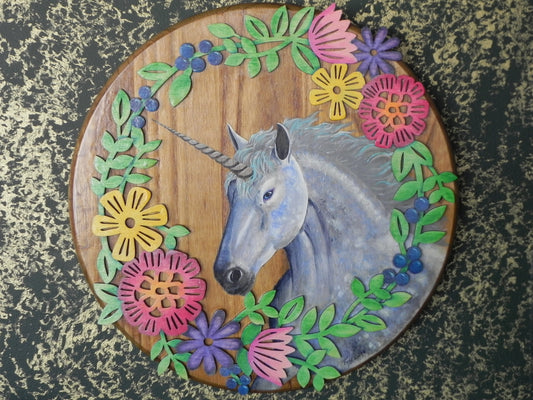 "Spring Magic" wood plaque