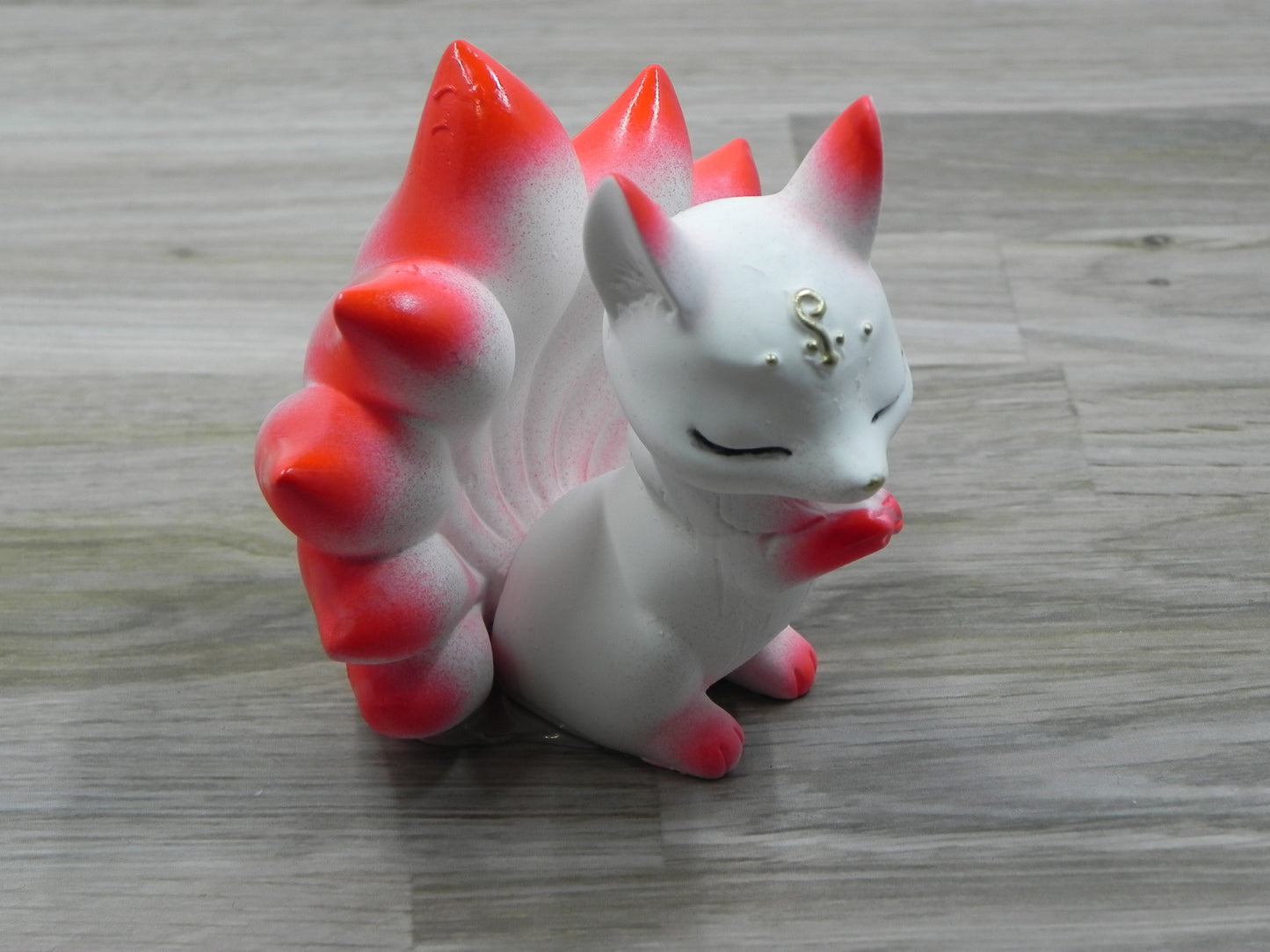 Kitsune Medium Figures-Traditional Red