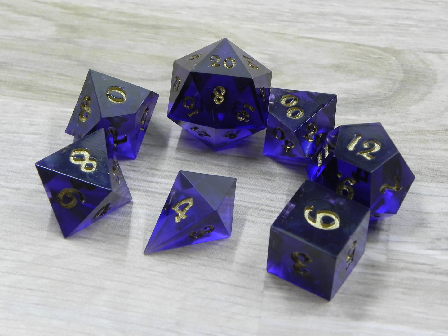 Dice Set: Amethyst