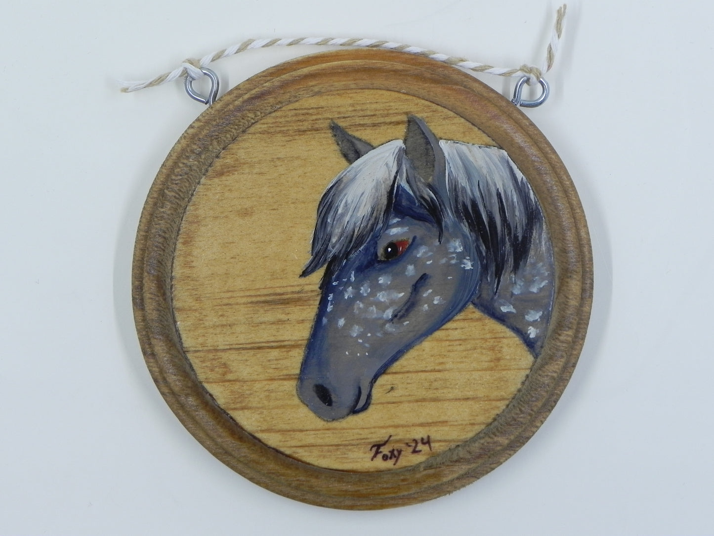 "Grey Mare" mini wood plaque