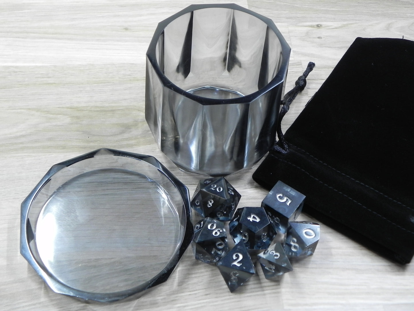 Dice Set: Obsidian