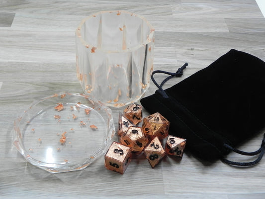 Dice Set: Copper Core