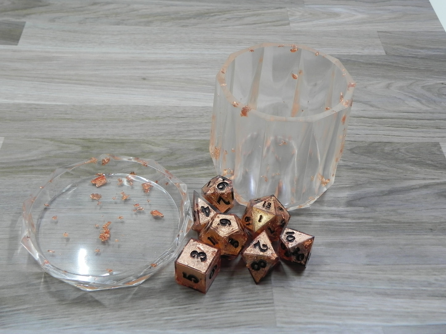 Dice Set: Copper Core