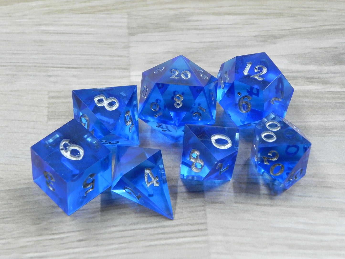 Dice Set: Sapphire