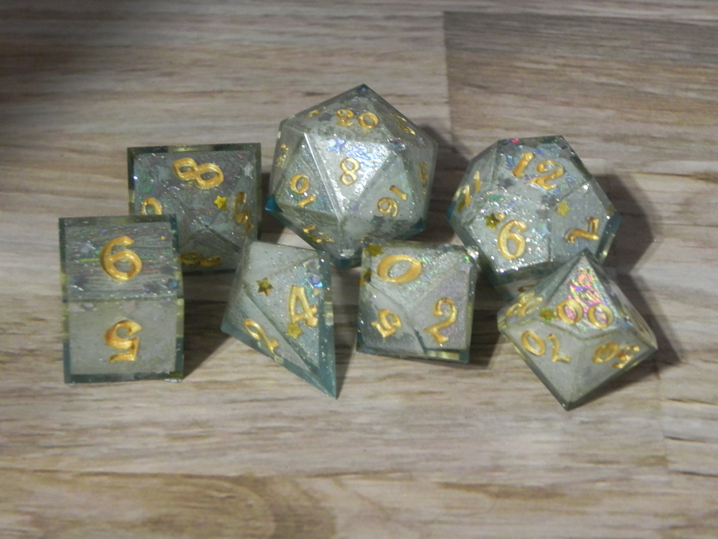 Dice Set: Industrial Rainbow