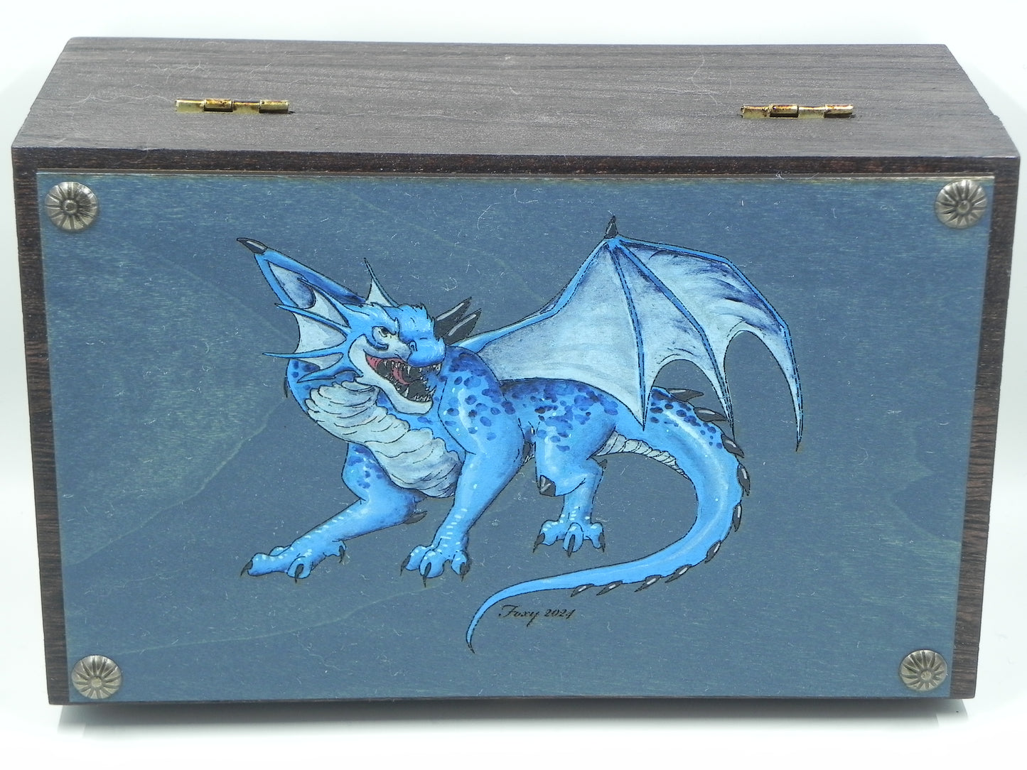 Dice Box "Blue Dragon"