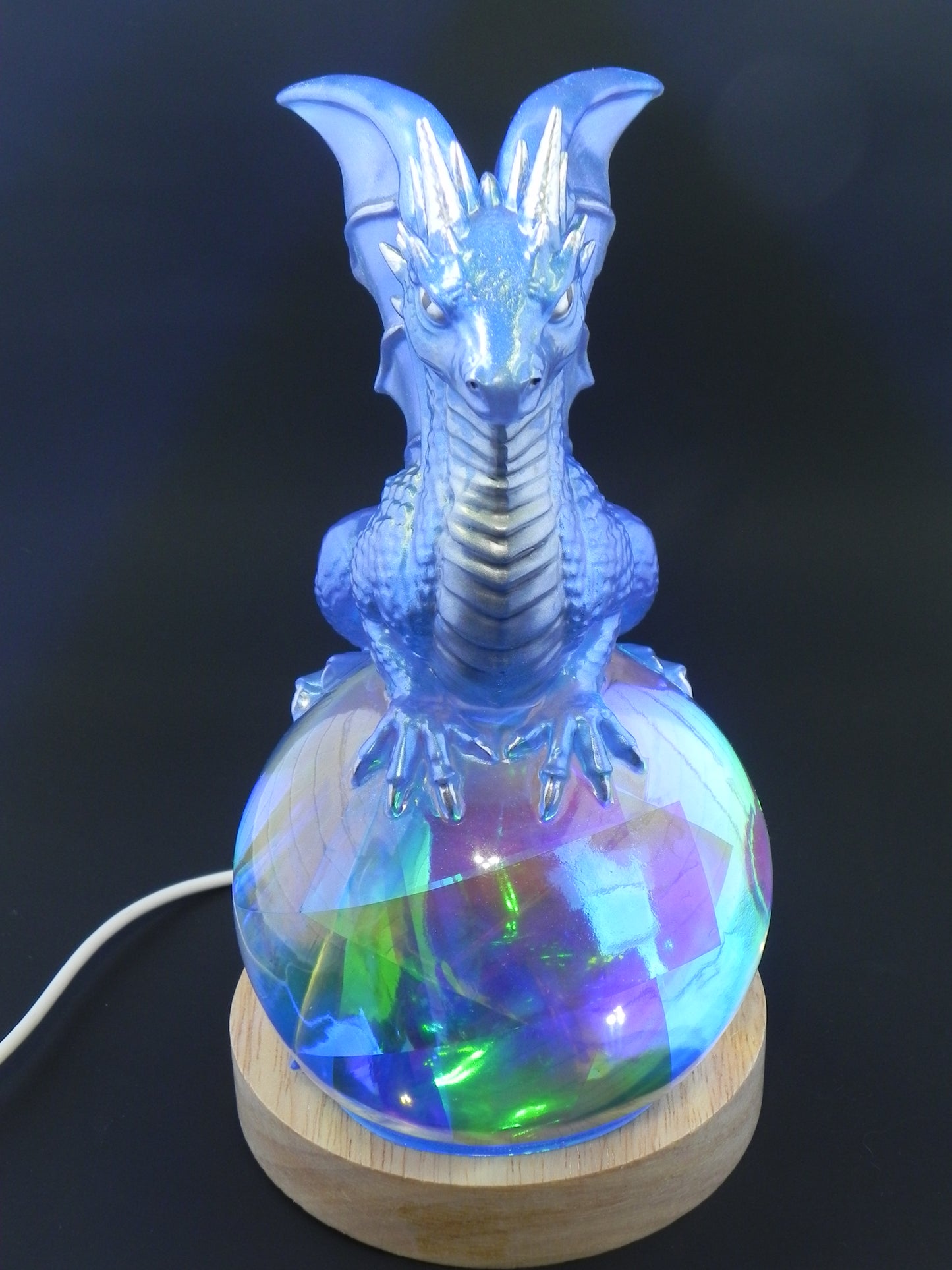 Dragon Dream Orb Lamp--Blue