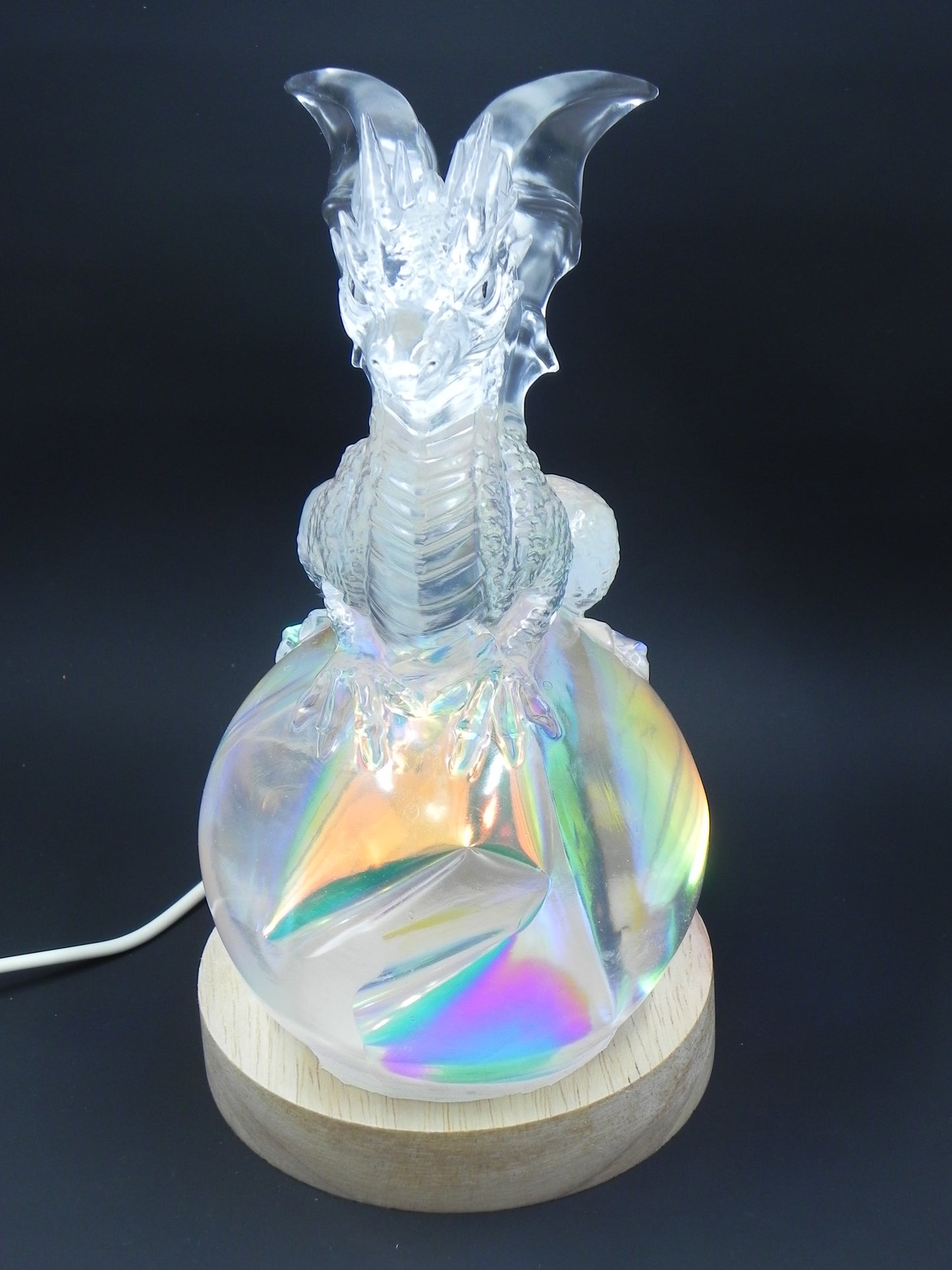 Dragon Dream Orb Lamp--Ice