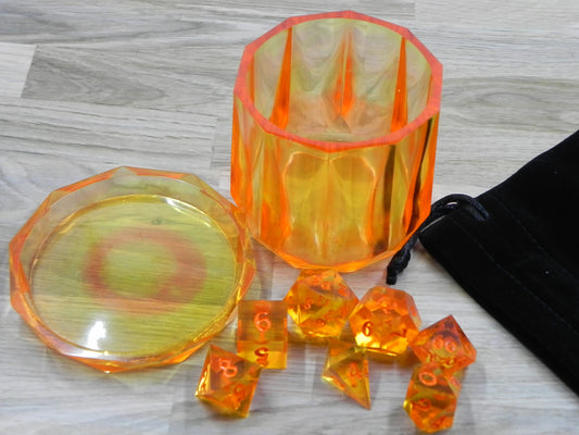 Dice Set: Flame