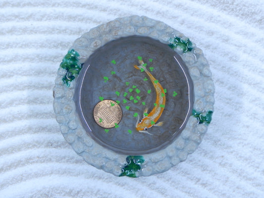 "Gold Koi" wishingwell