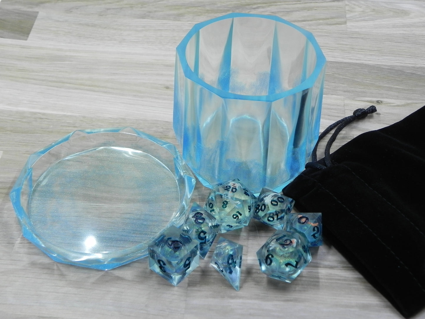 Liquid Core Dice Set: Koi Pond