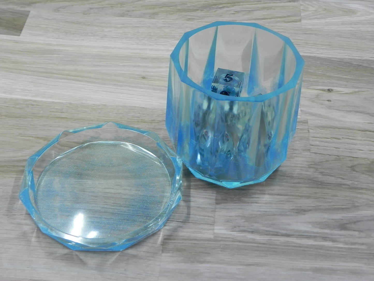 Liquid Core Dice Set: Koi Pond